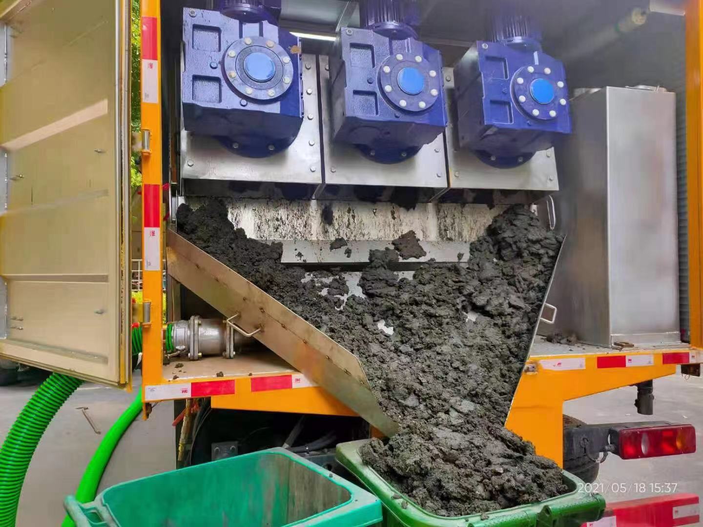 延平化粪池清掏城市维护站-泥浆净化干湿分离处理